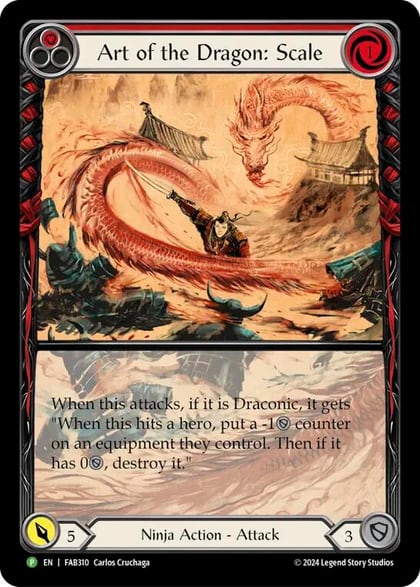 Art of the Dragon: Scale - FAB310, Flesh and Blood: Promo Cards FAB310