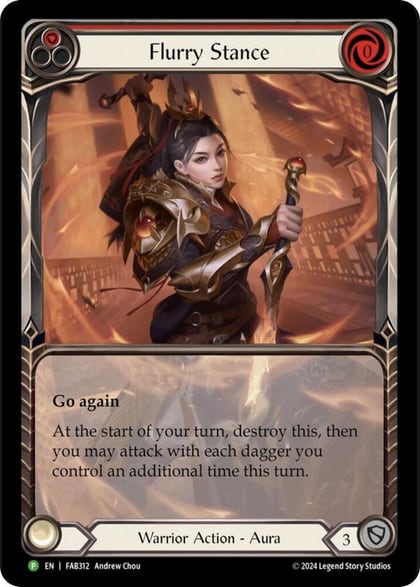 Flurry Stance - FAB312, Flesh and Blood: Promo Cards FAB312