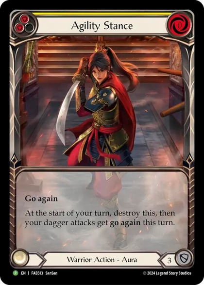 Agility Stance - FAB313, Flesh and Blood: Promo Cards FAB313