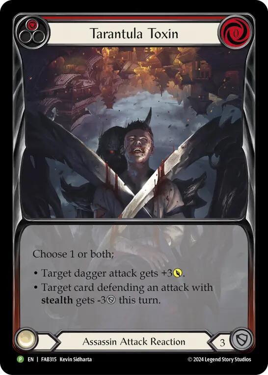 Tarantula Toxin - FAB315, Flesh and Blood: Promo Cards FAB315