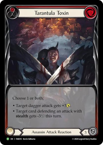 Tarantula Toxin - FAB315, Flesh and Blood: Promo Cards FAB315