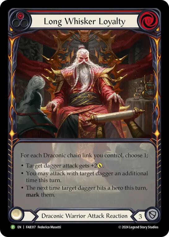 Long Whisker Loyalty - FAB317, Flesh and Blood: Promo Cards FAB317