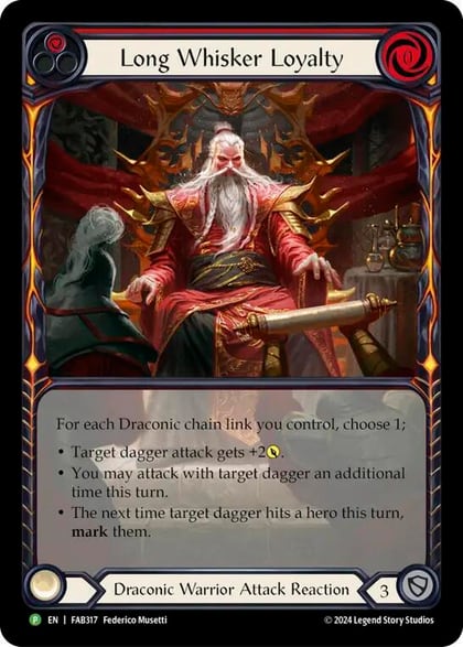 Long Whisker Loyalty - FAB317, Flesh and Blood: Promo Cards FAB317