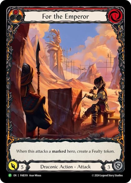 For the Emperor - FAB319, Flesh and Blood: Promo Cards FAB319