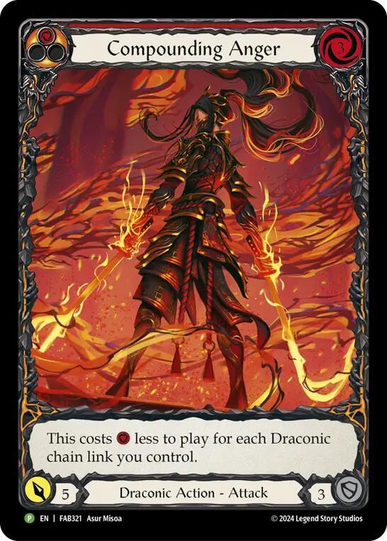 Compounding Anger - FAB321, Flesh and Blood: Promo Cards FAB321