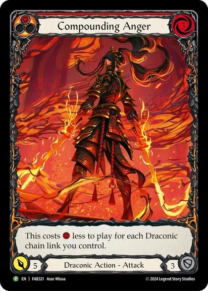 Compounding Anger - FAB321, Flesh and Blood: Promo Cards FAB321