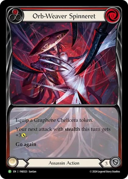 Orb-Weaver Spinneret - FAB323, Flesh and Blood: Promo Cards FAB323