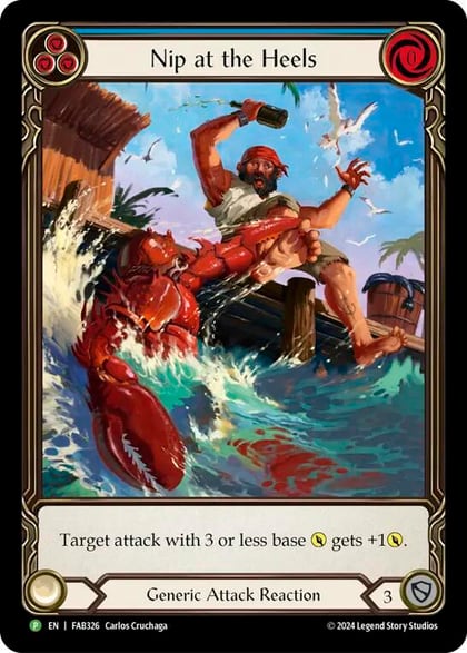 Nip at the Heels - FAB326, Flesh and Blood: Promo Cards FAB326