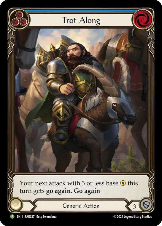 Trot Along - FAB327, Flesh and Blood: Promo Cards FAB327