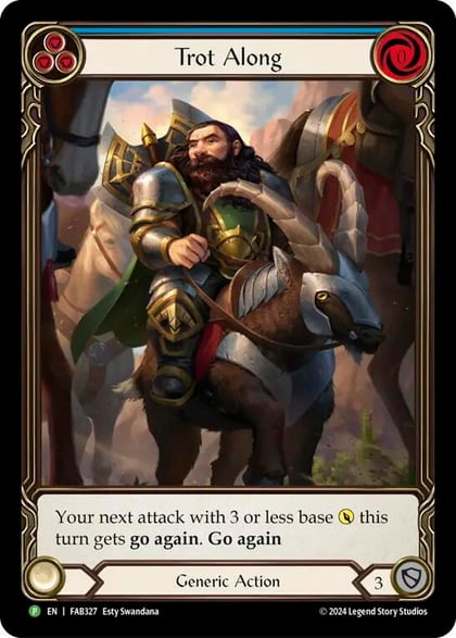 Trot Along - FAB327, Flesh and Blood: Promo Cards FAB327