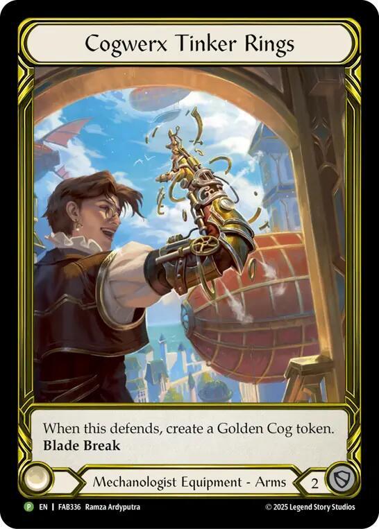 Cogwerx Tinker Rings (Golden) - FAB336, Flesh and Blood: Promo Cards FAB336