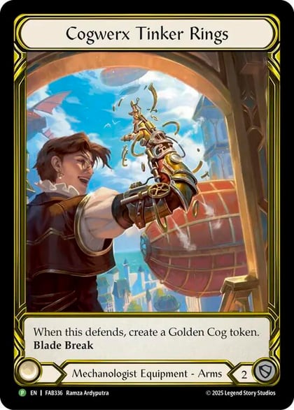 Cogwerx Tinker Rings (Golden) - FAB336, Flesh and Blood: Promo Cards FAB336