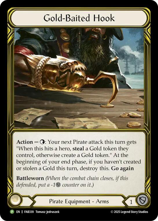Gold-Baited Hook (Golden) - FAB339, Flesh and Blood: Promo Cards FAB339