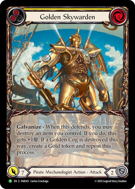 Golden Skywarden - FAB343, Flesh and Blood: Promo Cards FAB343
