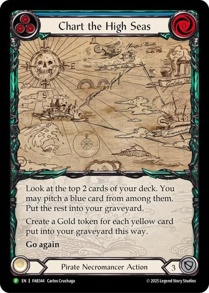 Chart the High Seas - FAB344, Flesh and Blood: Promo Cards FAB344