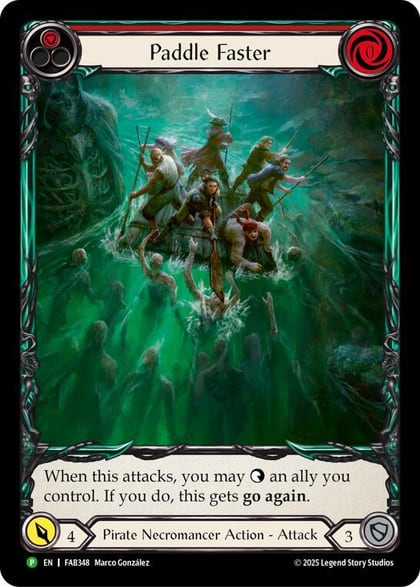 Paddle Faster - FAB348, Flesh and Blood: Promo Cards FAB348