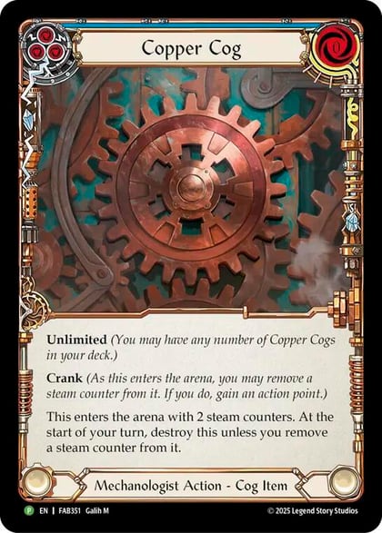 Copper Cog - FAB351, Flesh and Blood: Promo Cards FAB351