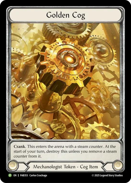Golden Cog - FAB353, Flesh and Blood: Promo Cards FAB353