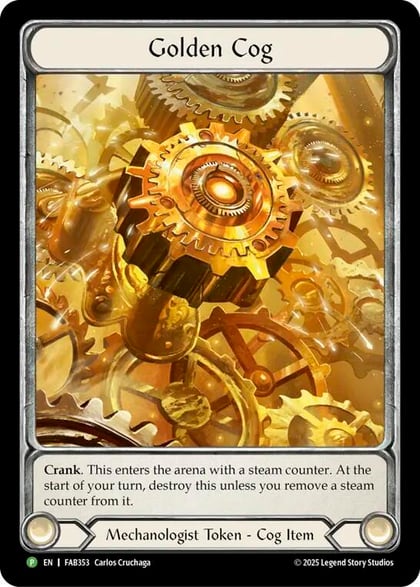 Golden Cog - FAB353, Flesh and Blood: Promo Cards FAB353