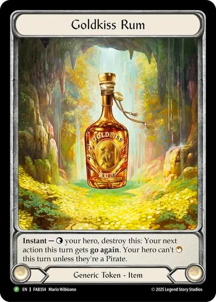 Goldkiss Rum - FAB354, Flesh and Blood: Promo Cards FAB354