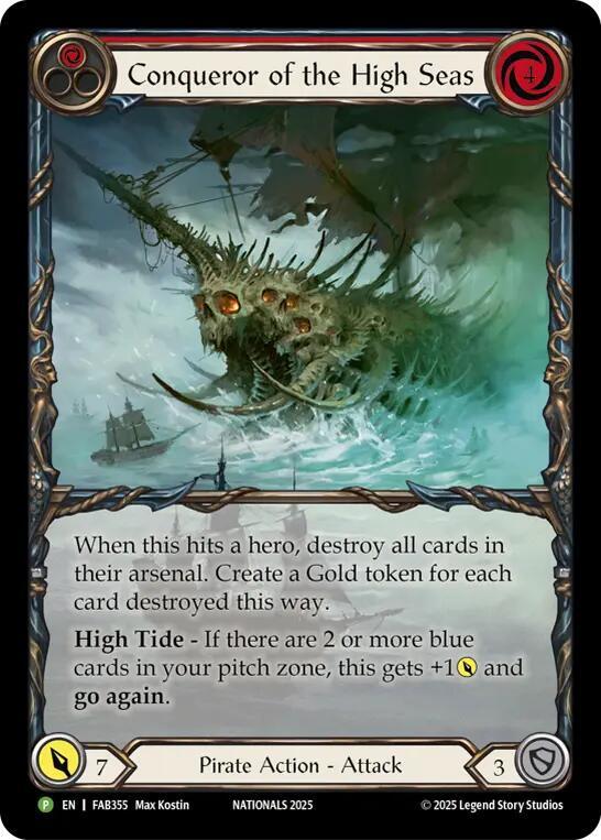 Conqueror of the High Seas - FAB355, Flesh and Blood: Promo Cards FAB355