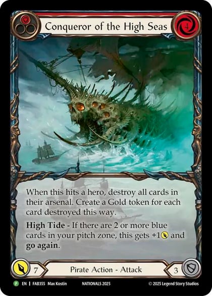 Conqueror of the High Seas - FAB355, Flesh and Blood: Promo Cards FAB355