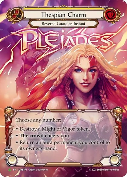 Thespian Charm - FAB371, Flesh and Blood: Promo Cards FAB371