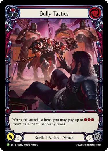 Bully Tactics - FAB380, Flesh and Blood: Promo Cards FAB380