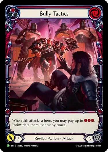 Bully Tactics - FAB380, Flesh and Blood: Promo Cards FAB380