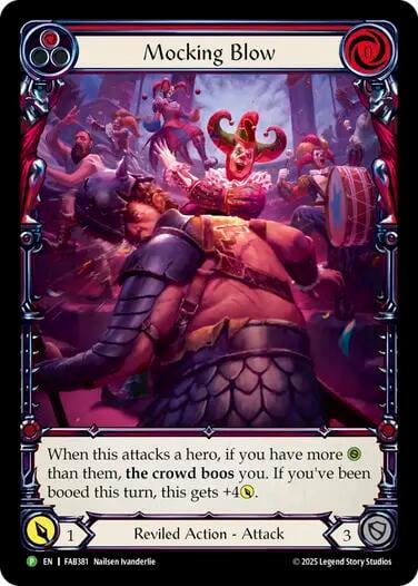 Mocking Blow (Red) - FAB381, Flesh and Blood: Promo Cards FAB381