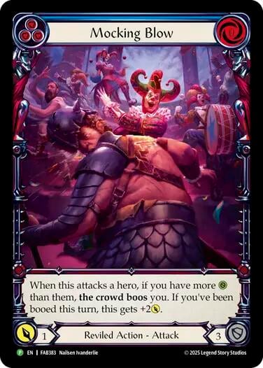 Mocking Blow (Blue) - FAB383, Flesh and Blood: Promo Cards FAB383
