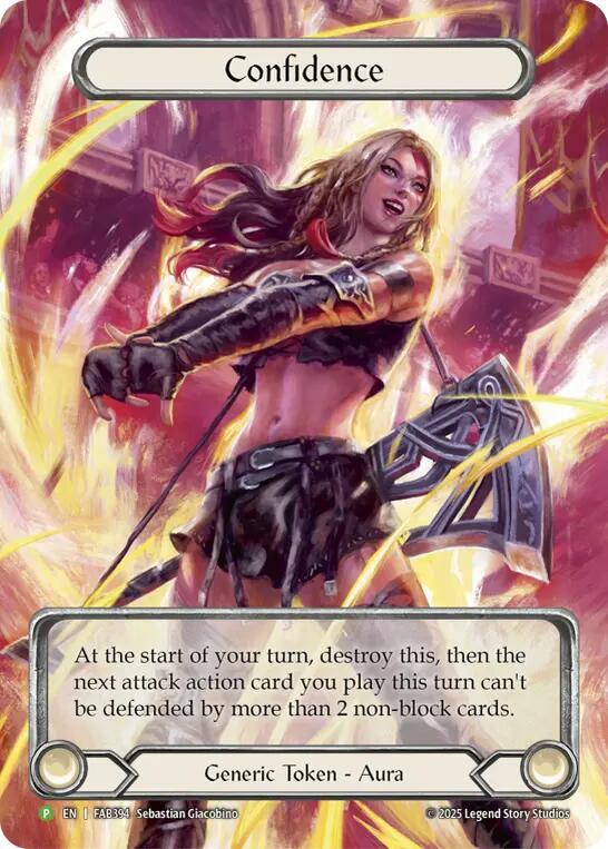 Confidence - FAB394, Flesh and Blood: Promo Cards FAB394