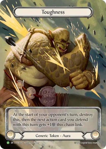 Toughness - FAB395, Flesh and Blood: Promo Cards FAB395