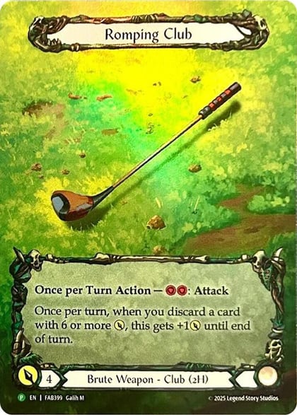Romping Club - FAB399, Flesh and Blood: Promo Cards FAB399