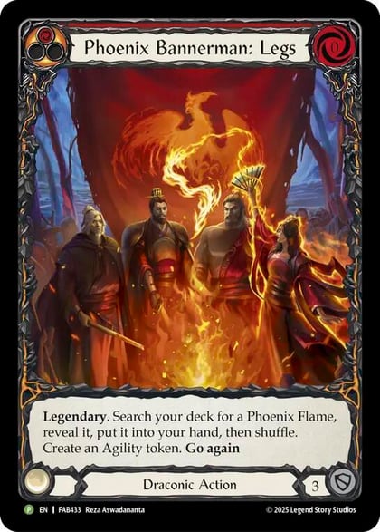 Phoenix Bannerman: Legs - FAB433, Flesh and Blood: Promo Cards FAB433