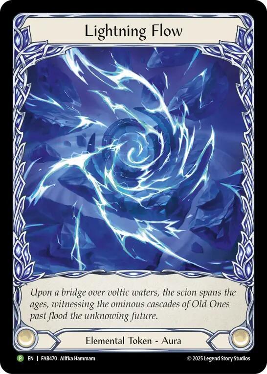 Lightning Flow (C) - FAB470, Flesh and Blood: Promo Cards FAB470