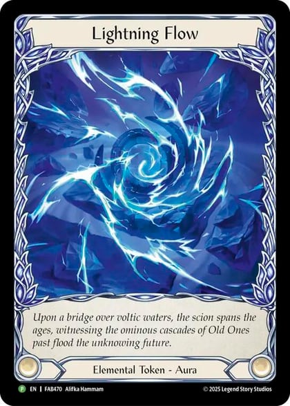 Lightning Flow (C) - FAB470, Flesh and Blood: Promo Cards FAB470