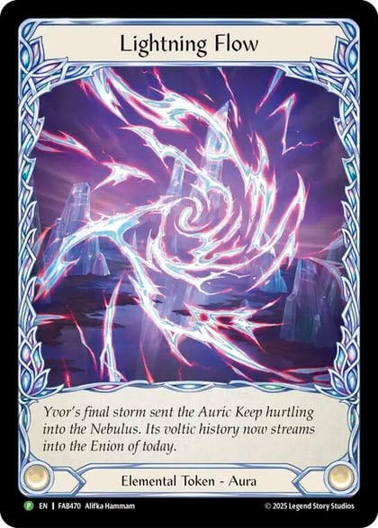 Lightning Flow (A) - FAB470, Flesh and Blood: Promo Cards FAB470