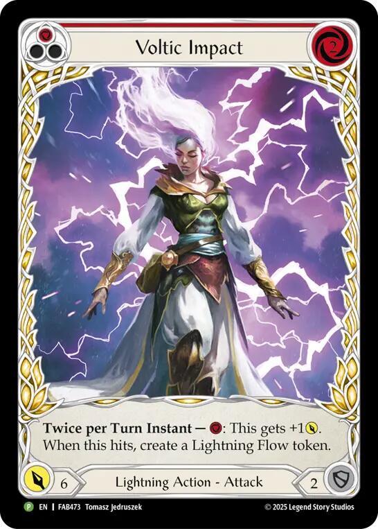 Voltic Impact - FAB473, Flesh and Blood: Promo Cards FAB473