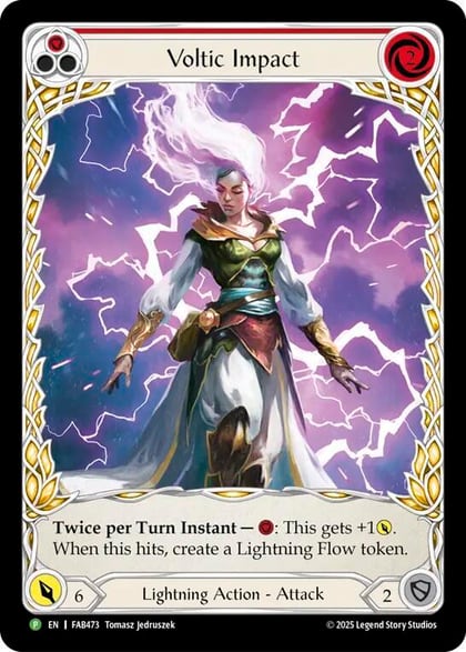 Voltic Impact - FAB473, Flesh and Blood: Promo Cards FAB473