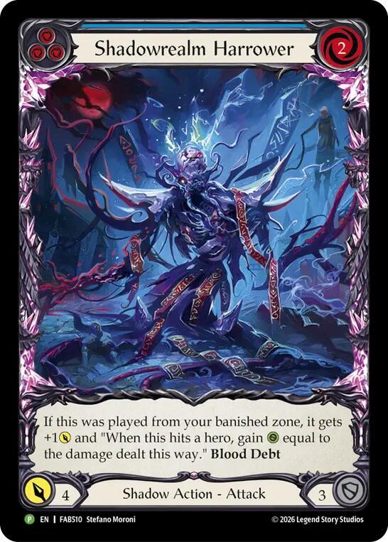Shadowrealm Harrower (Blue) - FAB510, Flesh and Blood: Promo Cards FAB510