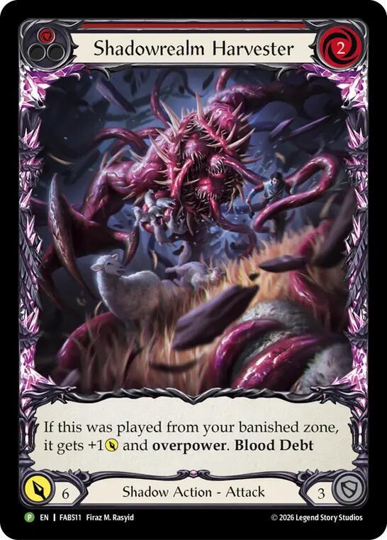 Shadowrealm Harvester (Red) - FAB511, Flesh and Blood: Promo Cards FAB511
