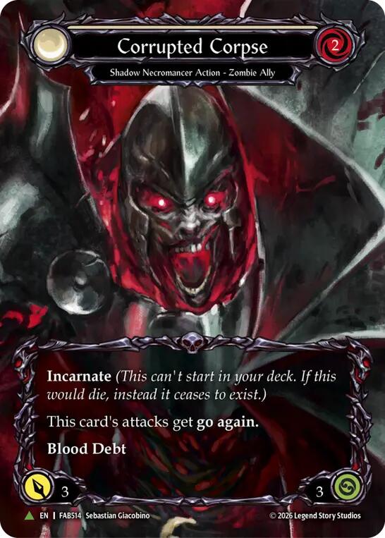 Corrupted Corpse (Marvel) (FAB514) (H), Flesh and Blood: Promo Cards FAB514