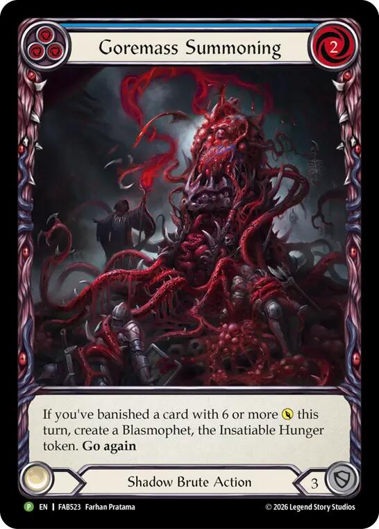 Goremass Summoning - FAB523, Flesh and Blood: Promo Cards FAB523