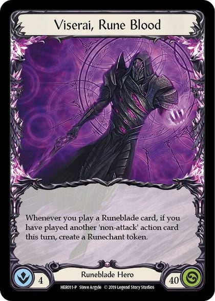 Viserai, Rune Blood - HER011, Flesh and Blood: Promo Cards HER011