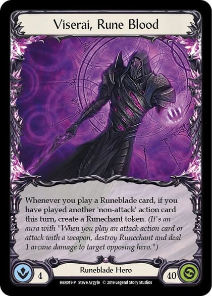 Viserai, Rune Blood (Rainbow) - HER019, Flesh and Blood: Promo Cards HER019
