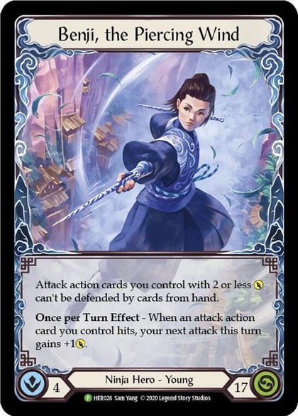 Benji, the Piercing Wind - HER026, Flesh and Blood: Promo Cards HER026