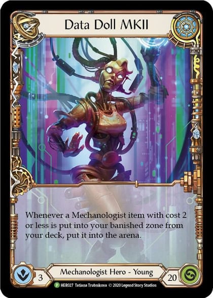 Data Doll MKII - HER027, Flesh and Blood: Promo Cards HER027