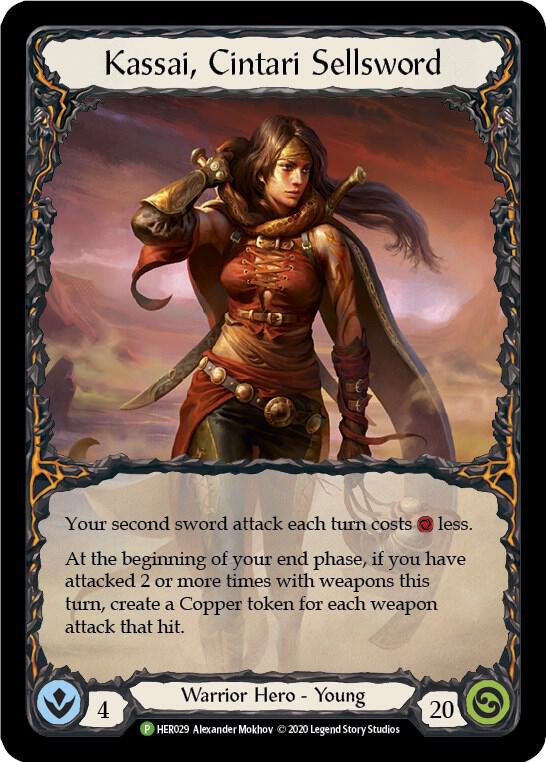 Kassai, Cintari Sellsword - HER029, Flesh and Blood: Promo Cards HER029