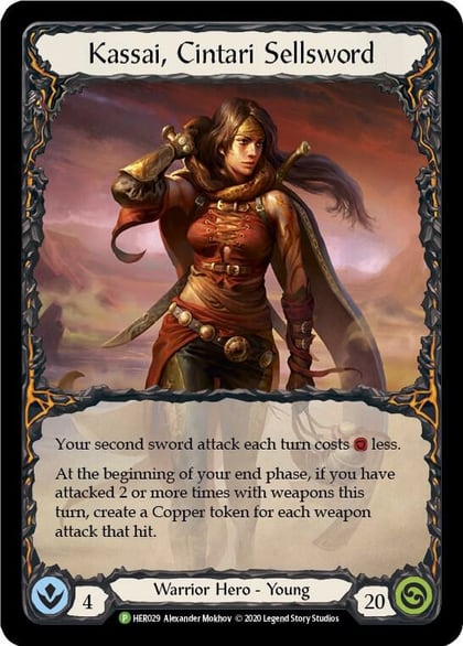 Kassai, Cintari Sellsword - HER029, Flesh and Blood: Promo Cards HER029